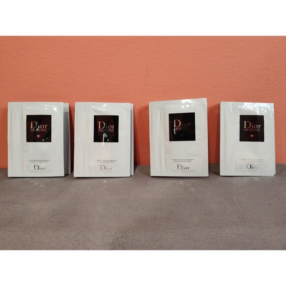 Dior Homme Grooming Sample Pack 4 Packs - Picture 1 of 4